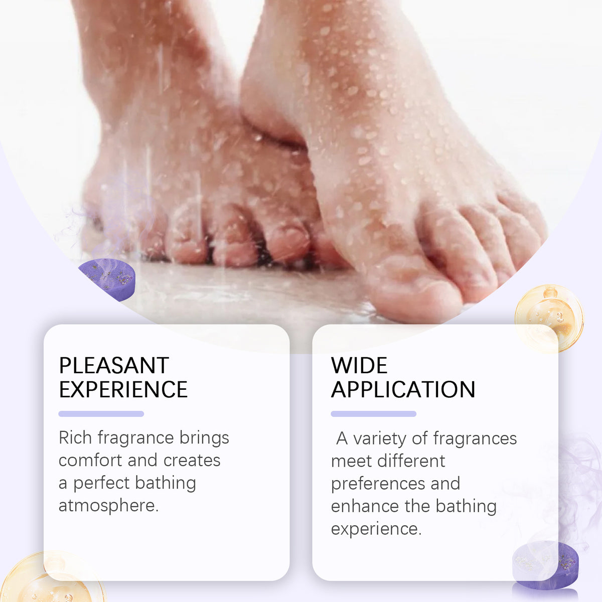 Aromatic Steam Shower Piece Releases Aroma