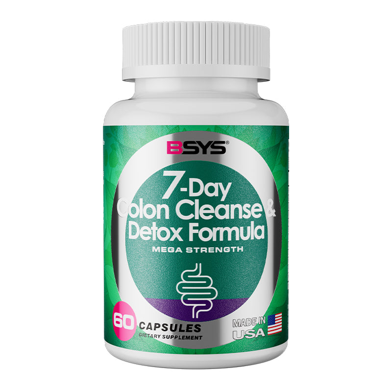 7-Day Colon Cleanse and Detox Supplement - 60 Capsules
