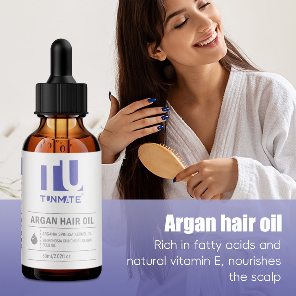 Moroccan Argan Hair Oil - Essential Hair Treatment for Shine & Moisture