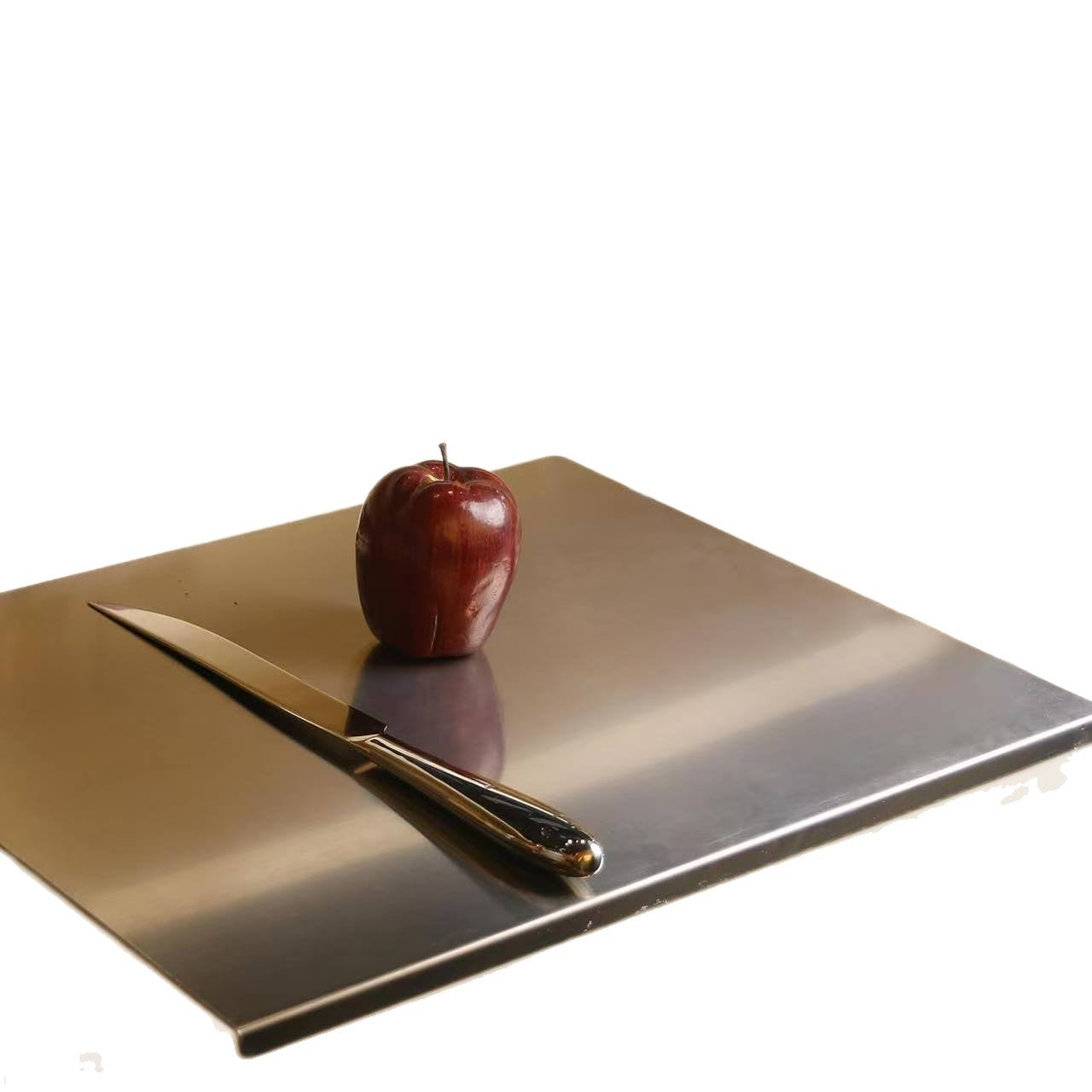 Stainless Steel Cutting Board 40x30cm, Rust-Resistant Kitchen Prep Surface