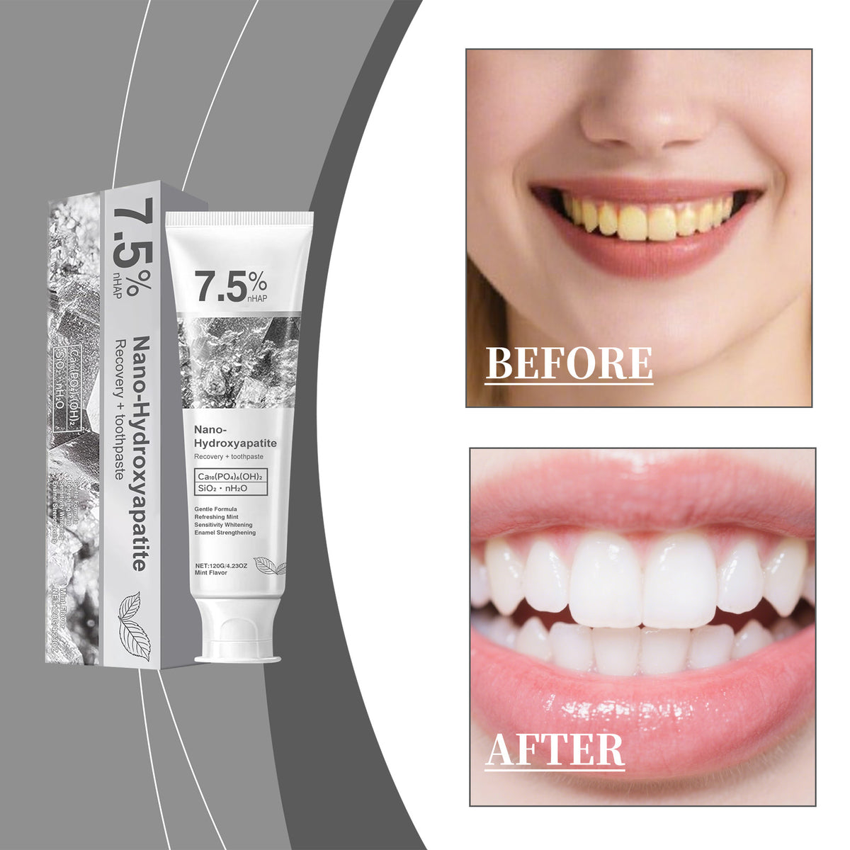 Bright White Stain Removing Toothpaste 120g