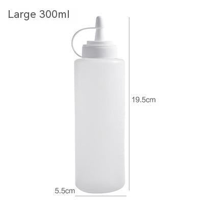 Food Grade Plastic Squeeze Bottle for Seasonings 200ml/300ml - Eco-Friendly Kitchen Storage