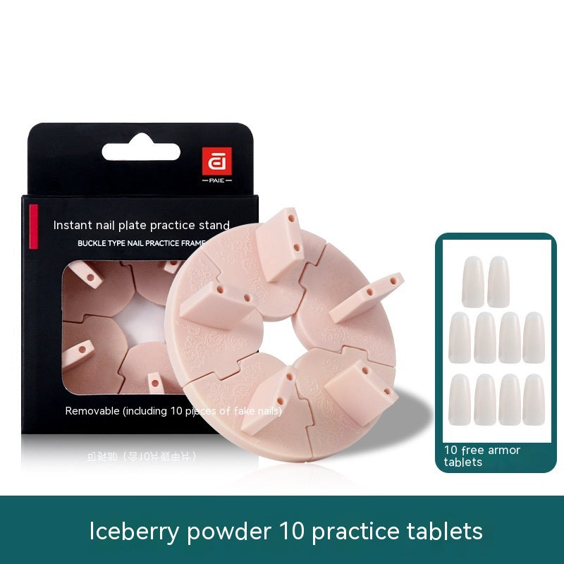 Nail Art Practice Lotus Base with Finger Rest - Nail Art & Tools