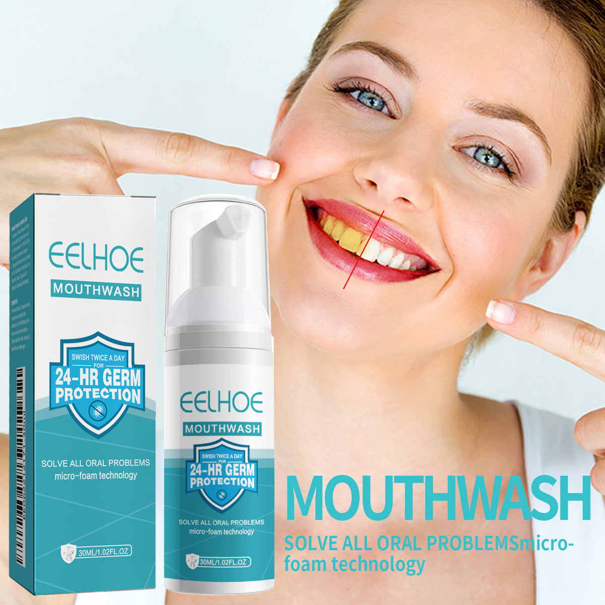 Tooth-Cleaning Mousse Toothpaste 30ml