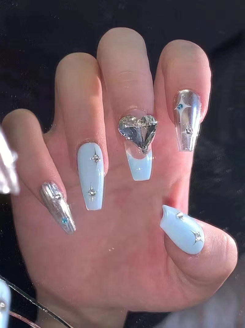 Sea Salt Asterism Nail Stickers Kit - Handmade Nail Art