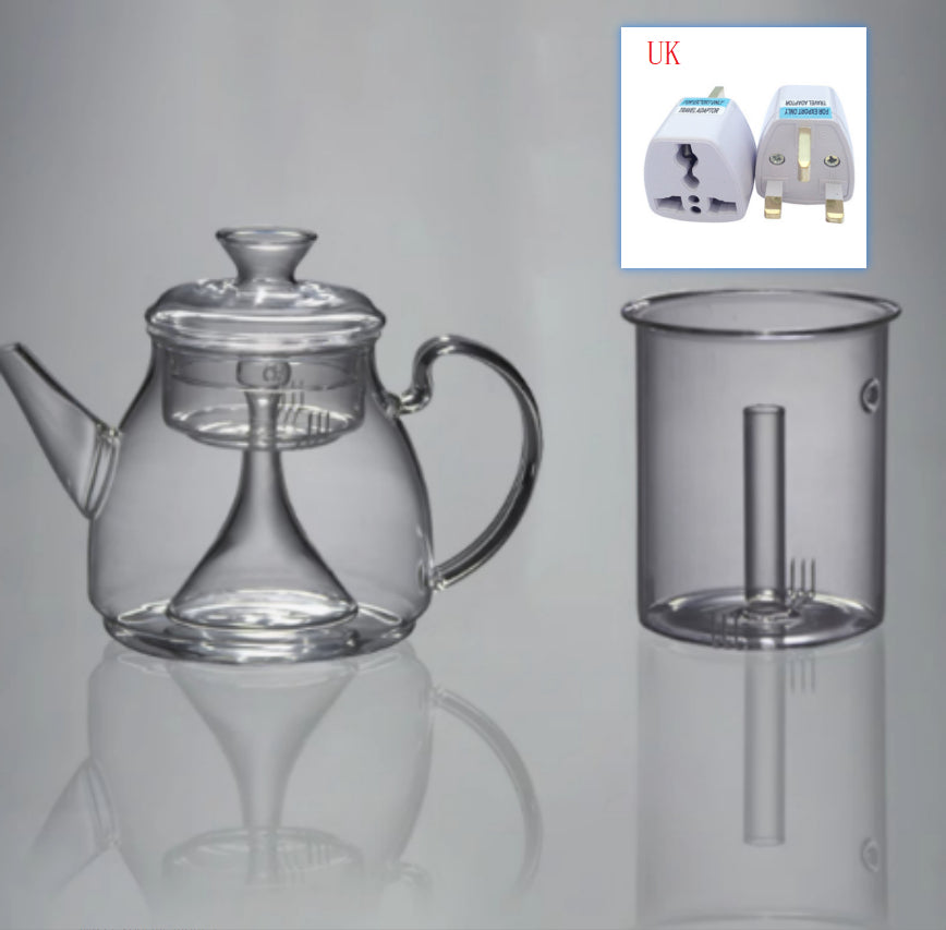 Large Capacity Glass Steam Teapot for Home Brewing - 1.5L