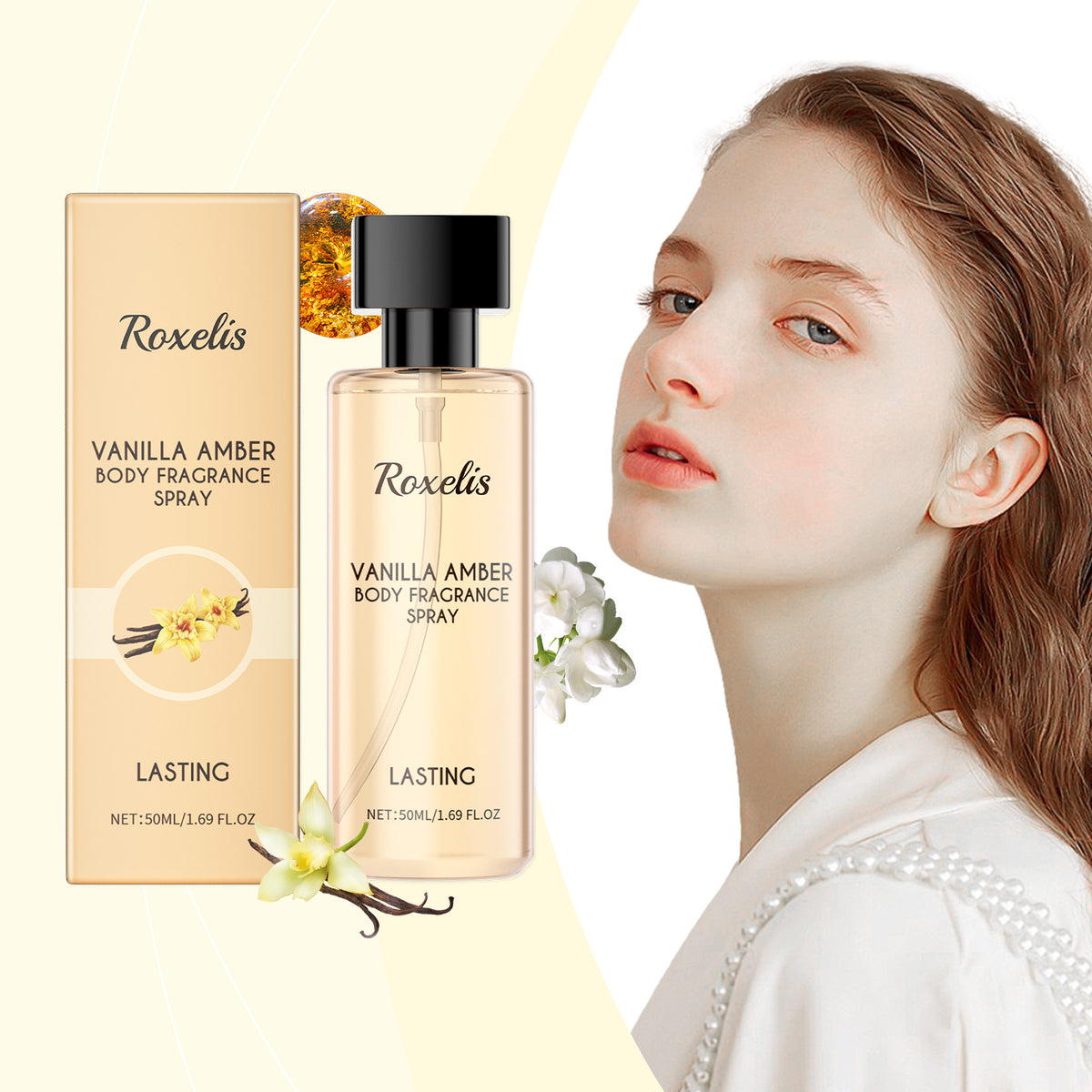 Vanilla Amber Body Fragrance Spray 50ml