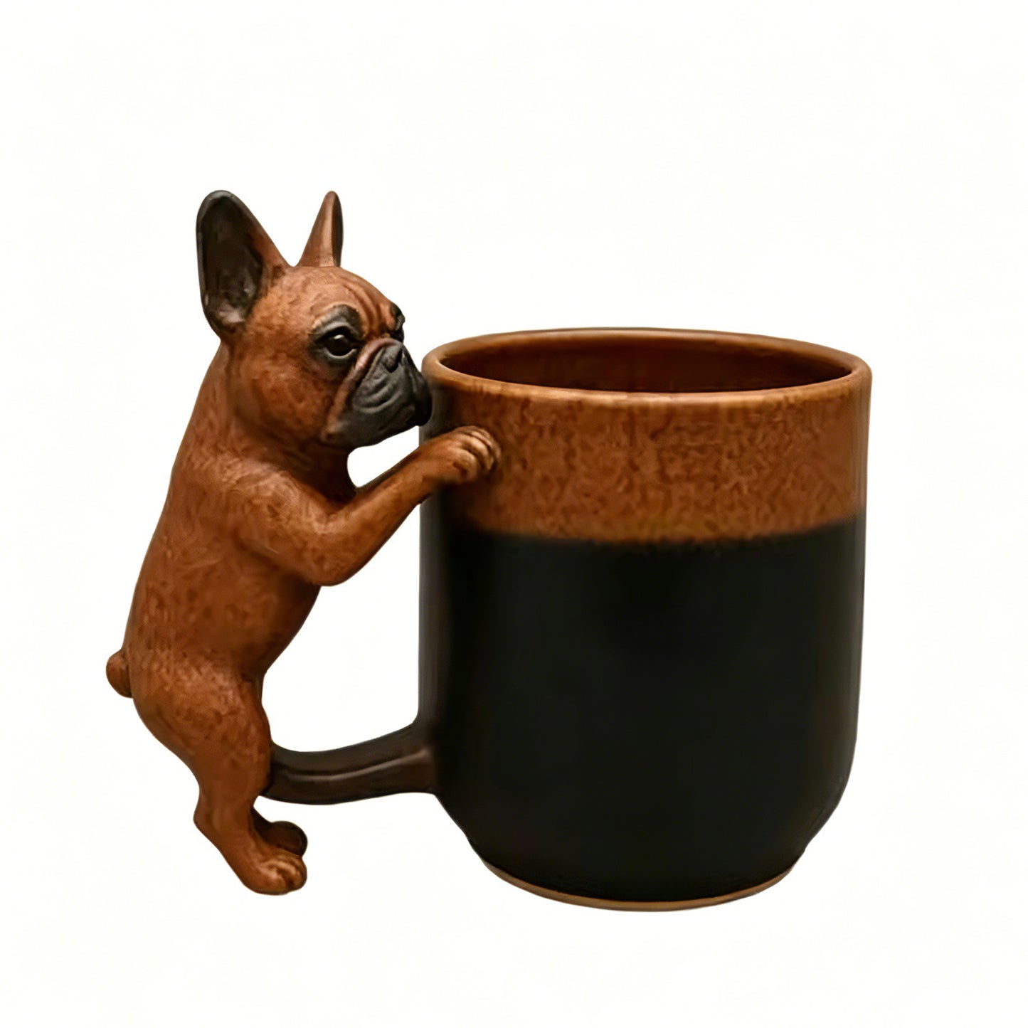 3D Handmade Dachshund Mug - Unique Ceramic Dog Coffee Cup