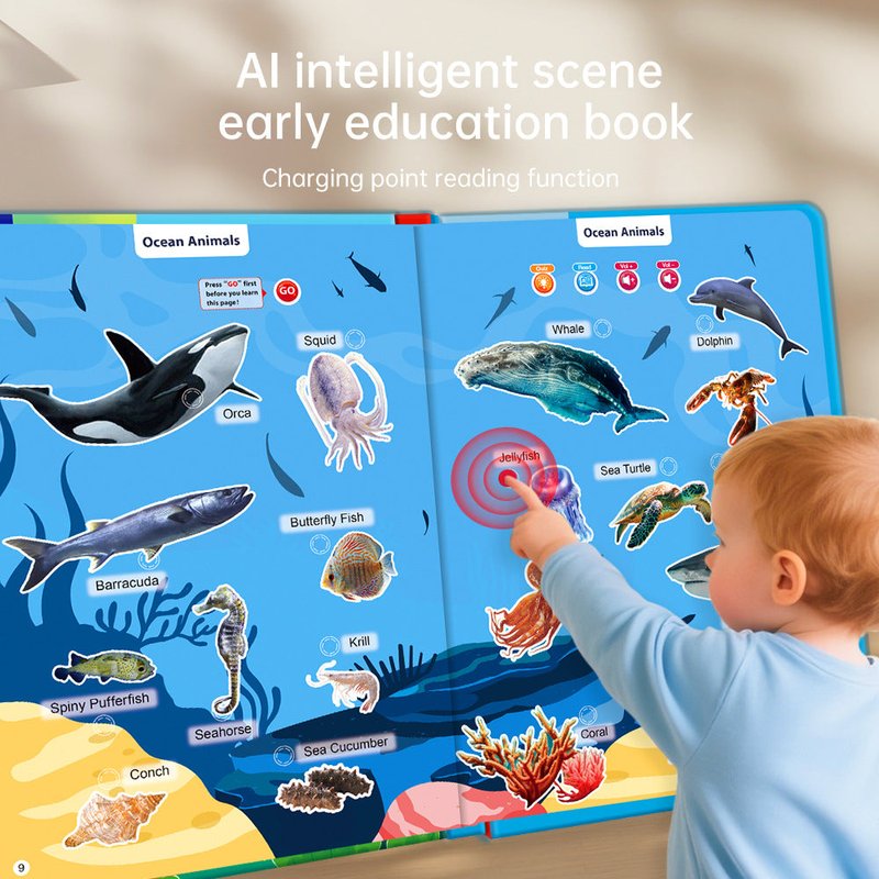 Children's Electronic Reading Pen Toy - Educational Language Development for Ages 0-6