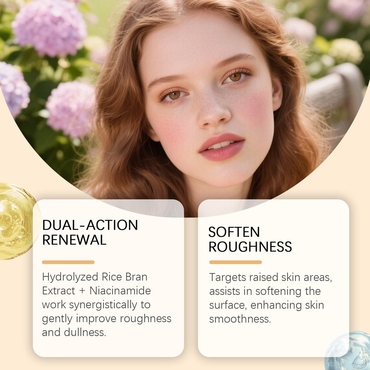 Dual-Action Renewal Face Cream 50G - Hydrating Skin Care for Beauty