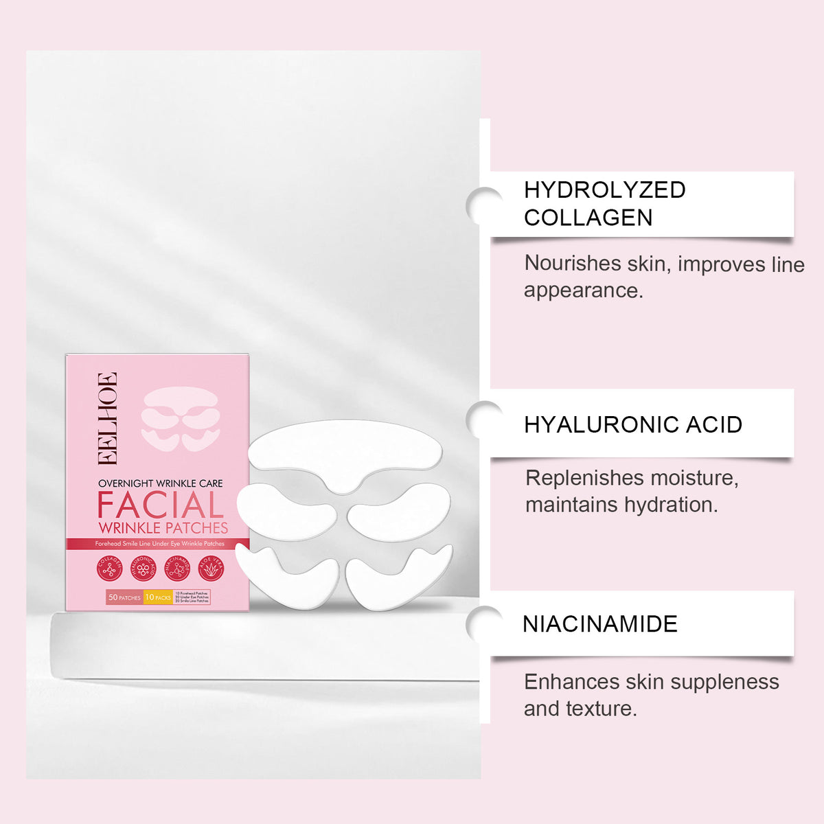 Collagen Anti-Wrinkle Patches - 50 Patch Set
