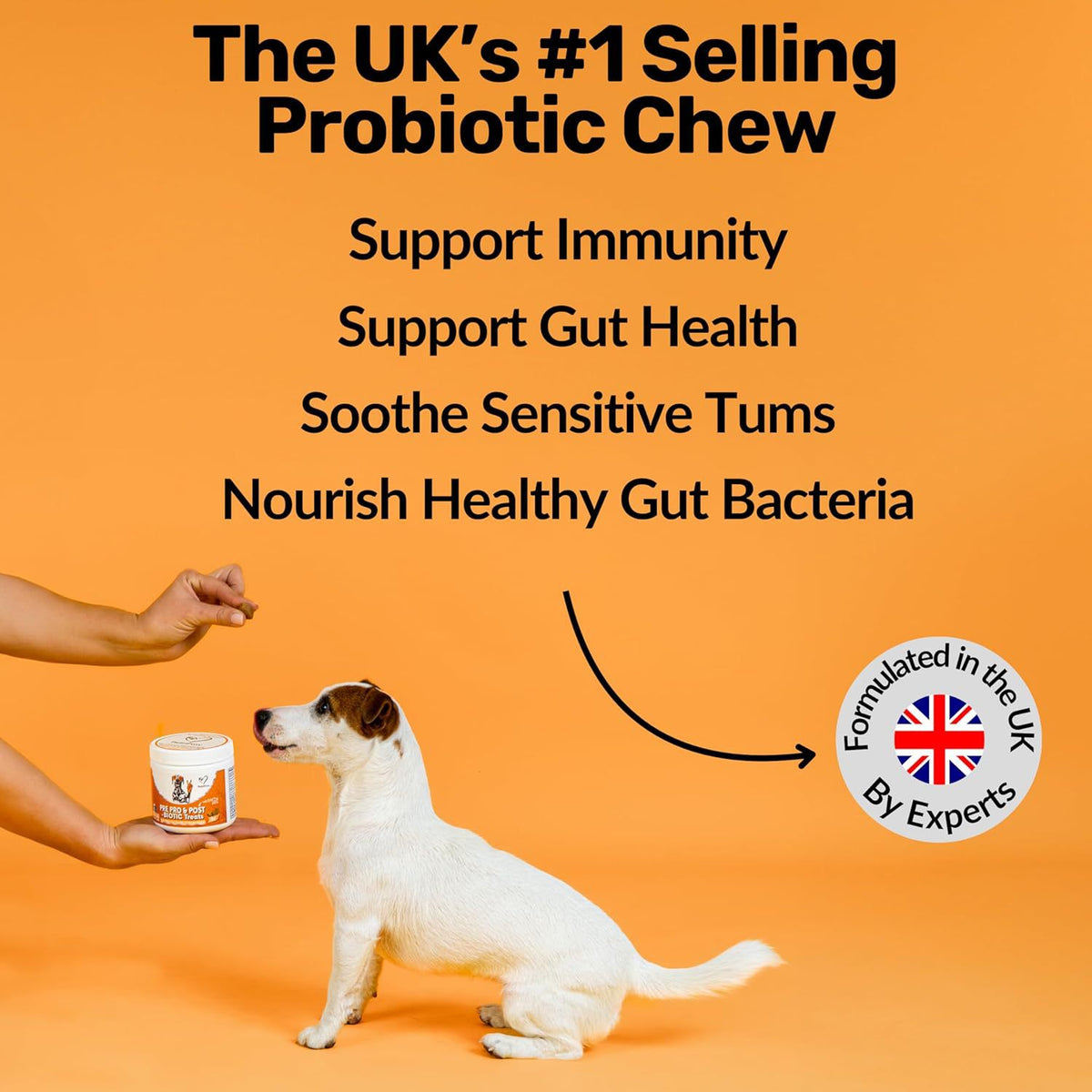 Dog Prebiotics Digestive Snacks - 120 Tablets