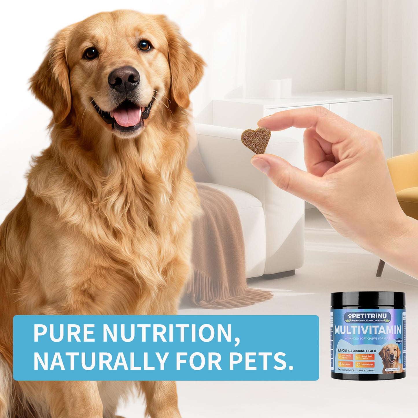 Multivitamins for Dogs - Pet Snacks for Health & Vitality