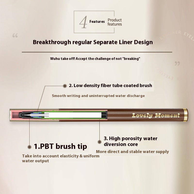 Waterproof Liquid Eyeliner Set - Smudge-Proof & Sweat-Resistant Makeup