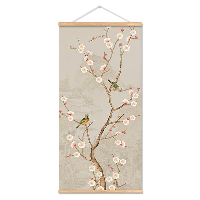 Modern Landscape Wall Art Mural Canvas for Home Decor – Frameless Fabric Painting