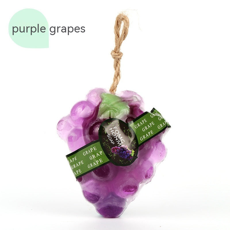 Fruit-Shaped Essential Oil Handmade Soap - Melon, Bath & Face Wash