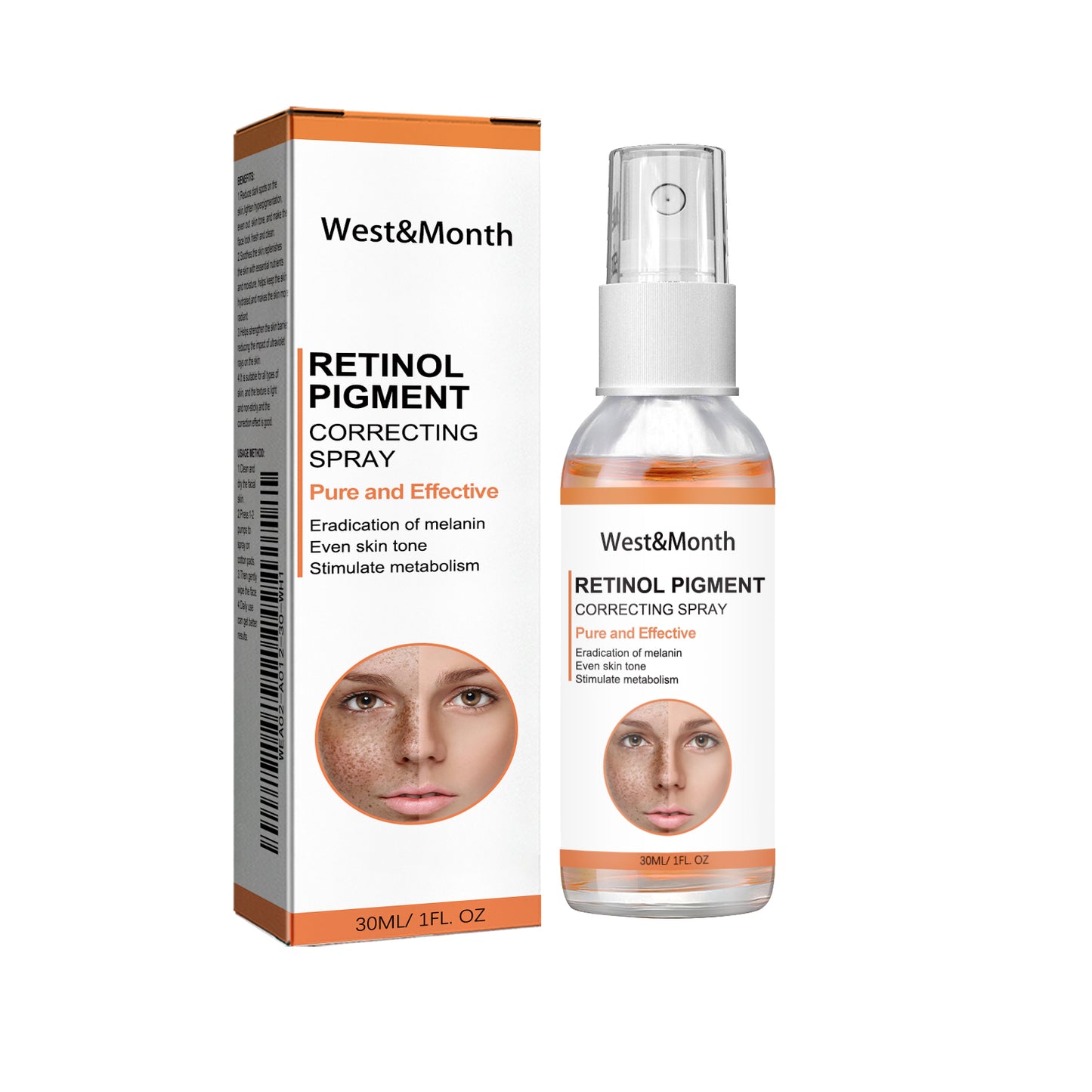 Retinol Pigment Correcting Spray - Skin Brightening & Dark Spot Treatment