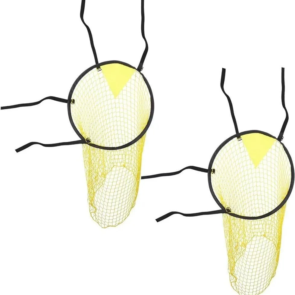 Soccer Training Target Nets 2-Pack - Foldable Goal Practice Aids for Shooting Accuracy