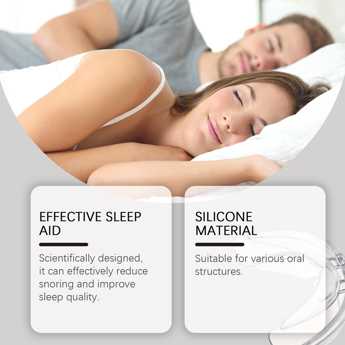 Silicone Night Guard Anti-Snoring Teeth Protector