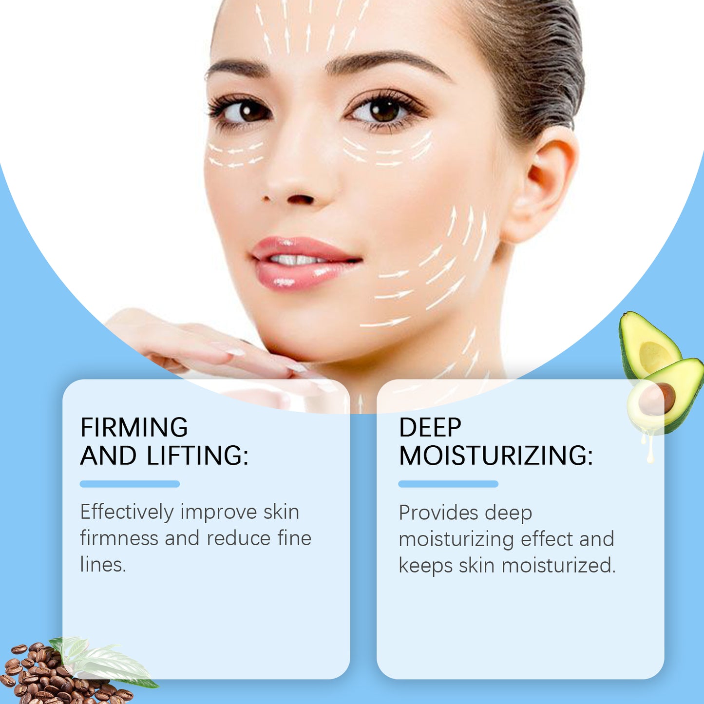 Firming and Moisturizing Body Cream - 50ml Hydrating Skin Tightening Lotion