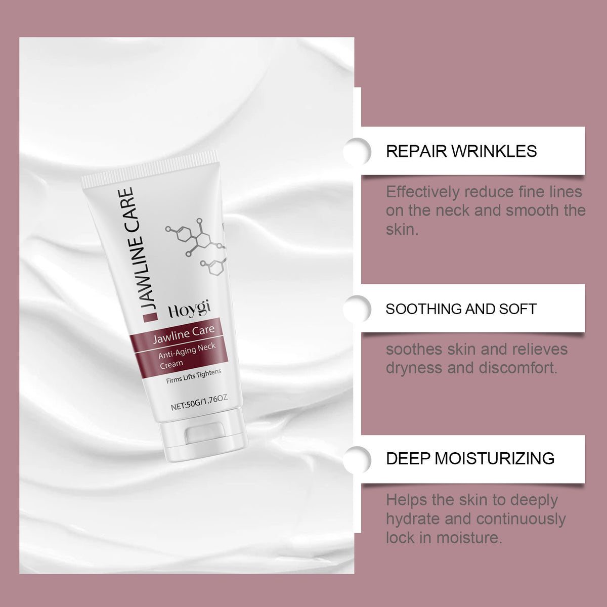 Mild Moisturizing, Nourishing And Hydrating Fade Neck Fine Lines