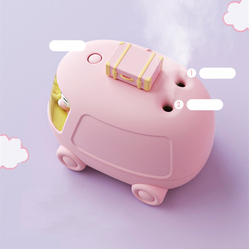 Wireless Portable Mini Humidifier - Cute Colorful USB & Battery Operated