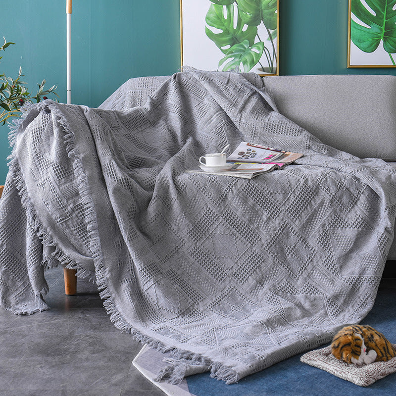 Cotton Sofa Cover Slipcover for Couch Bed Chair Modern Home Textile