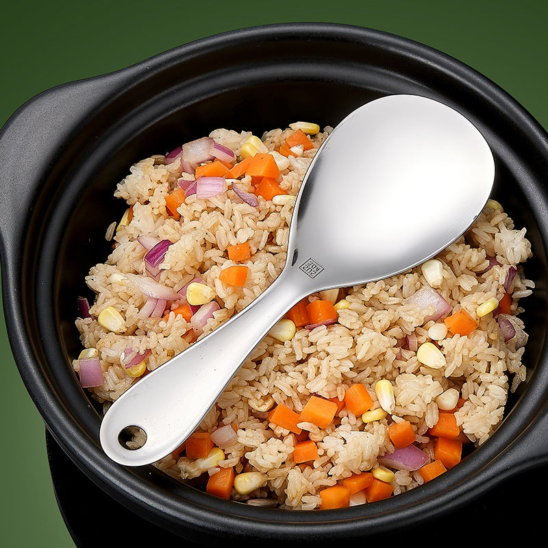 Stainless Steel Meal Spoon - Heavy Duty Kitchen Utensil 304 Steel