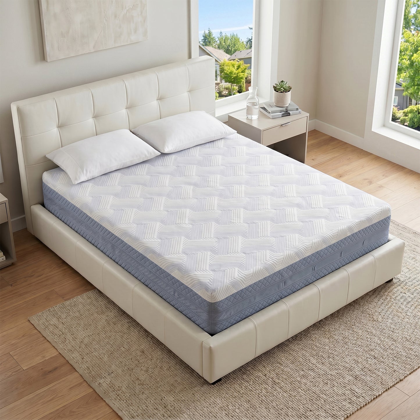 Queen Memory Foam Mattress - 12 Inch High Density Comfort