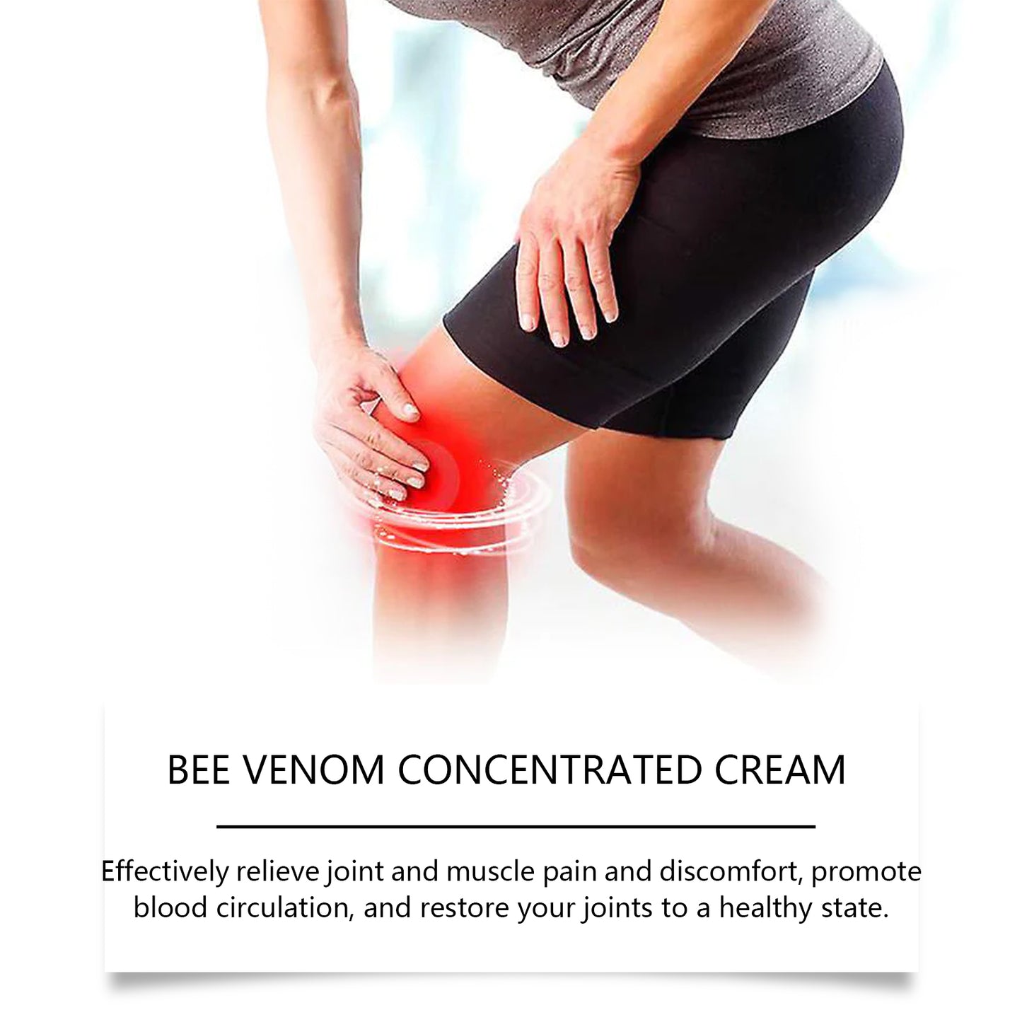 Bee Venom Joint & Body Massage Cream - Deep Soothing Skin Care Balm