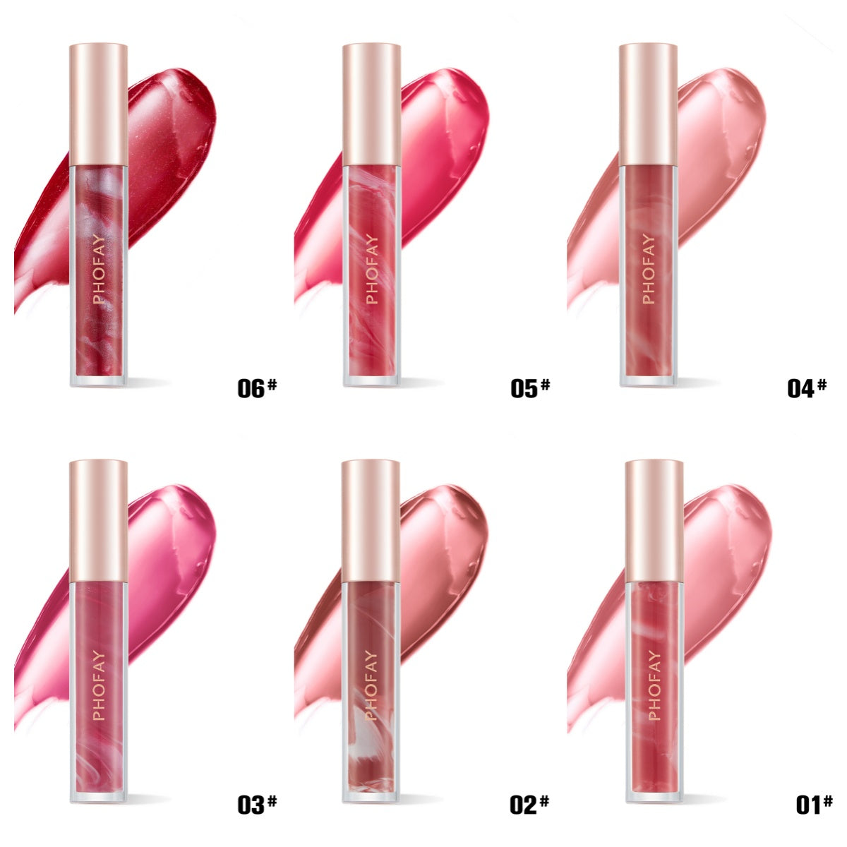 Rose Blooming Hydrating Lip Gloss - Moisturizing Lip Care