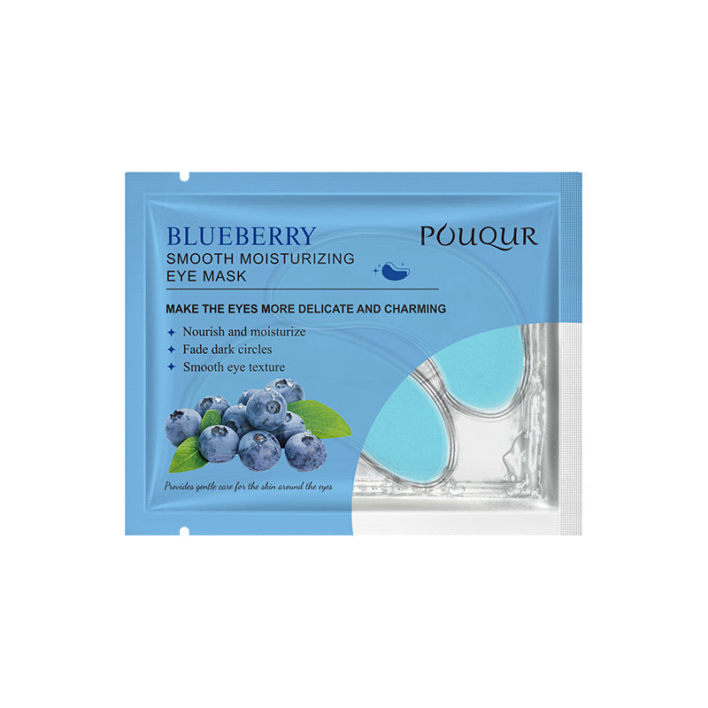 Blueberry Moisturizing Eye Mask Set - 10 Sheets for Skin Care