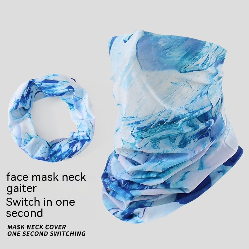 Quick-Drying Cycling Headband Mask with UV Protection
