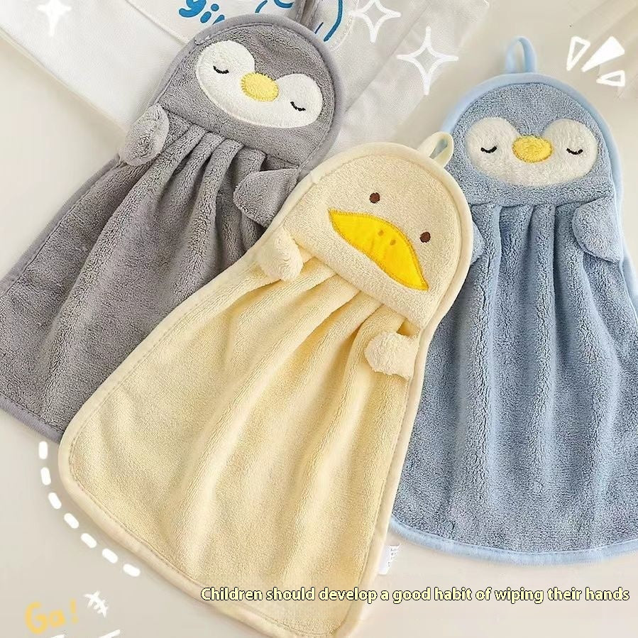 Cute Hanging Hand Towel for Kitchen - Lint-Free Household Decor