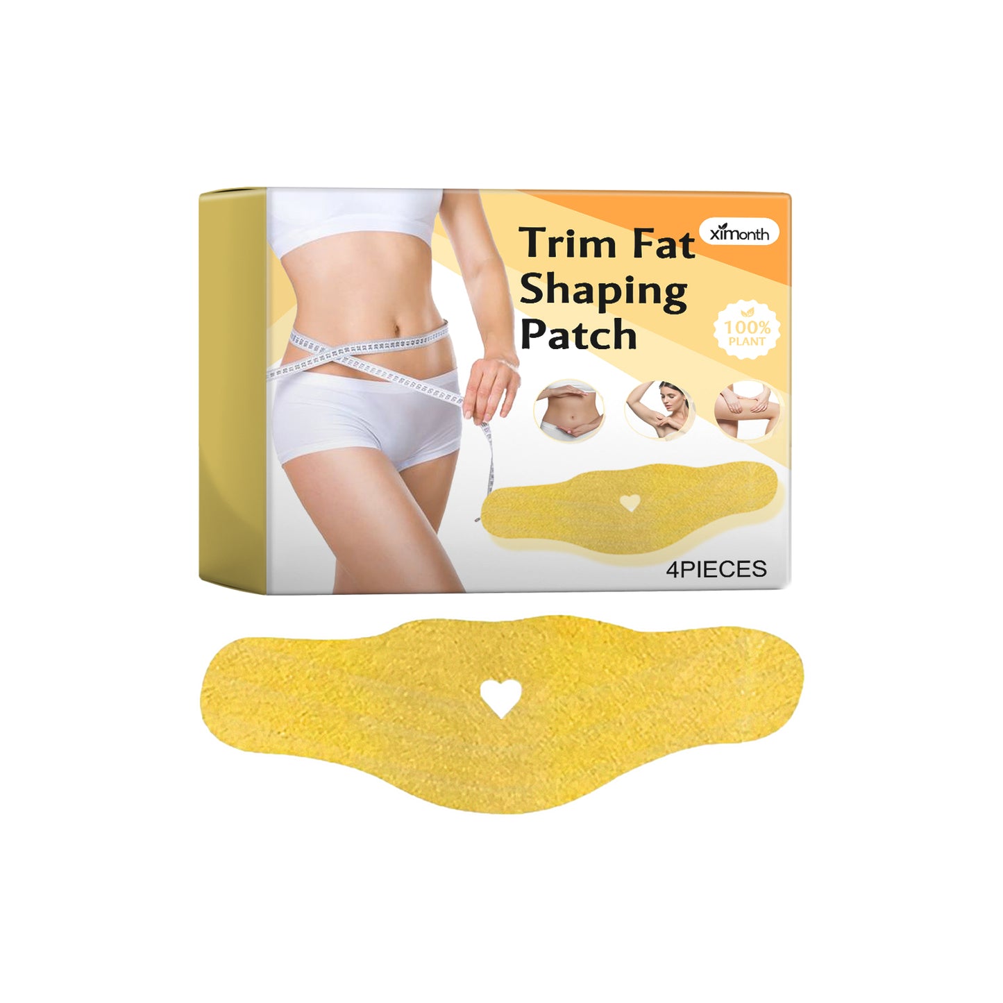 Body Shaping Patches - Firming & Toning Skin Care Strips - 4 Pack