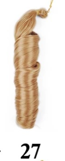 African New Loose Wave Crochet Hair Extensions Big Wave Reel Curved Handle