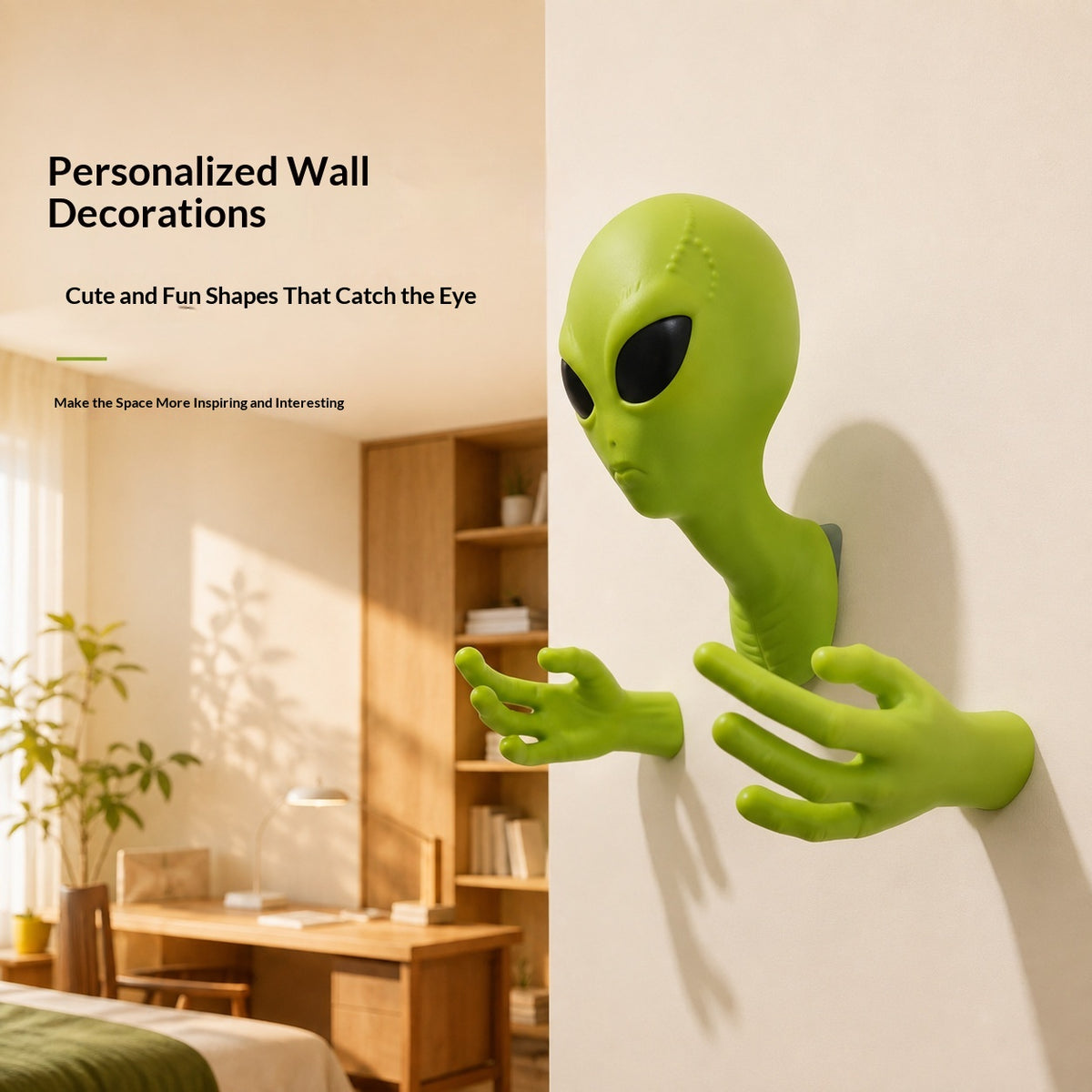 Green Wall Hanging Decor Item - Creative Home Wall Art