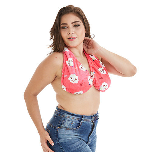 Women's Personalized One-Piece Towel for Spa & Beach - Customizable