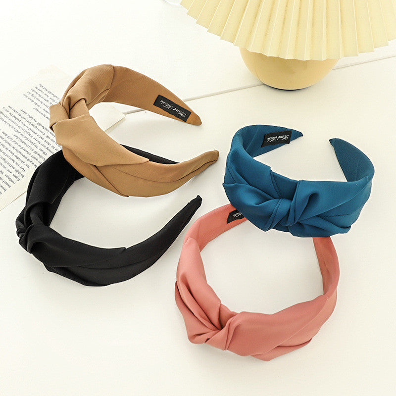 Cloth Cross-Knotted Headband - Women's