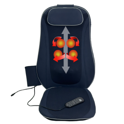 Shiatsu Back Massager with Kneading & Heating - Dark Blue