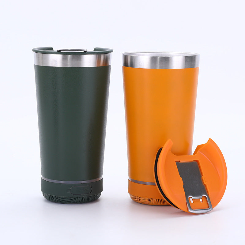 Bluetooth Stainless Steel Cup with Insulation 16oz - Cross-border Drinkware