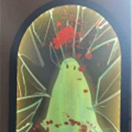 Ghost Holographic Mirror Halloween Decoration Multiple Styles & Sizes