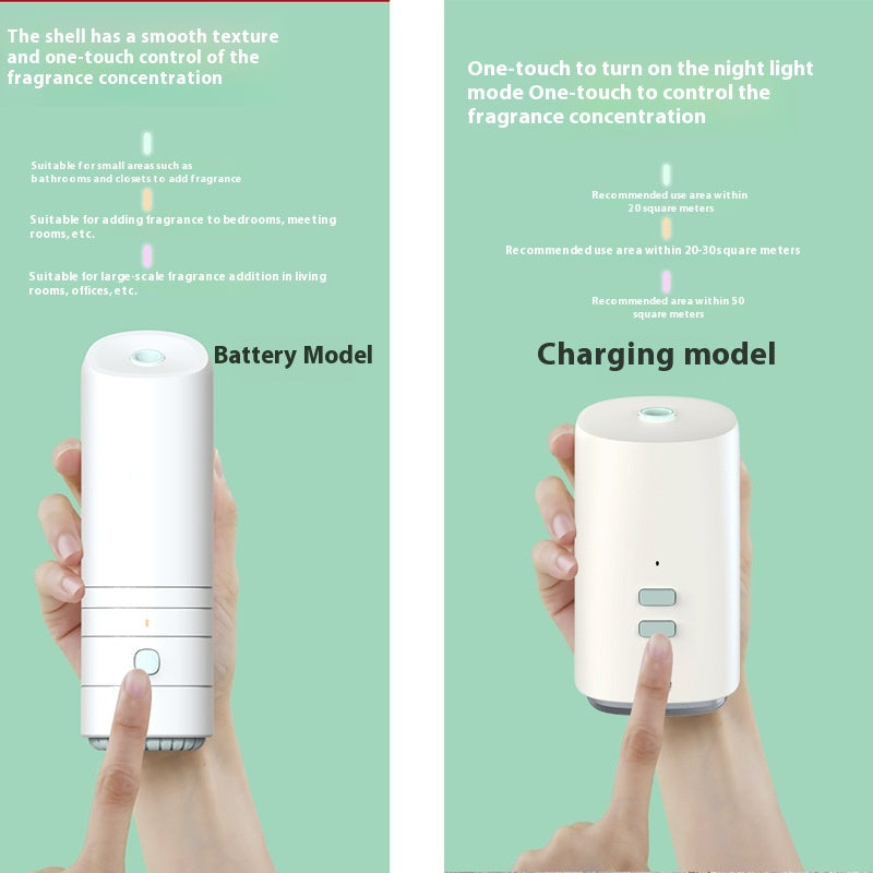 Automatic Aroma Diffuser with Toilet Timing & Aerosol Dispenser, Silent Home Fragrance