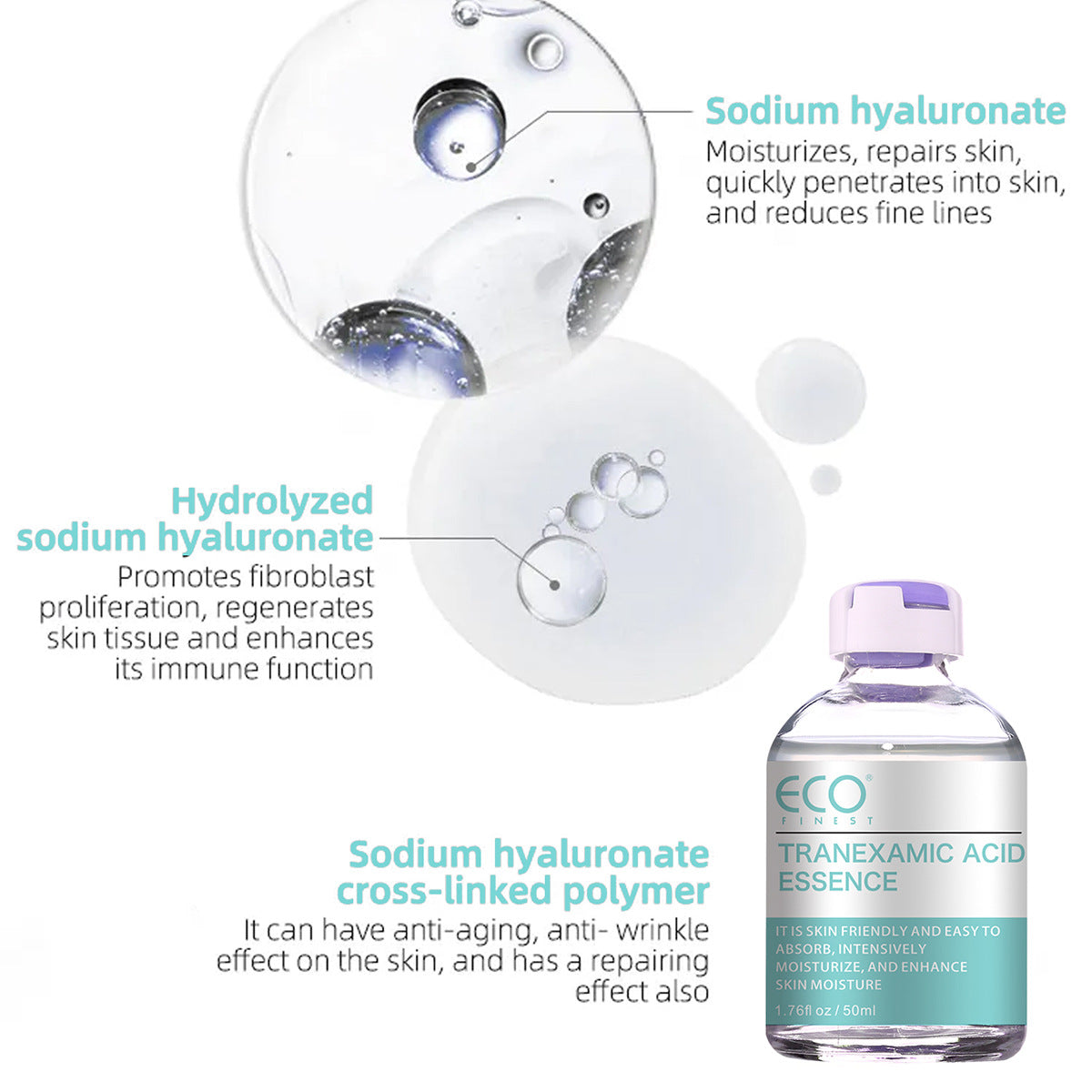 50ml Skin Brightening Serum with Tranexamic Acid for Discoloration