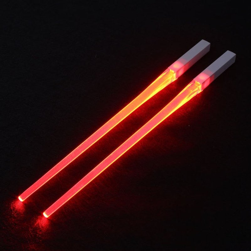 LED Light-Emitting Chopsticks Creative Lighted Flatware for Dinner