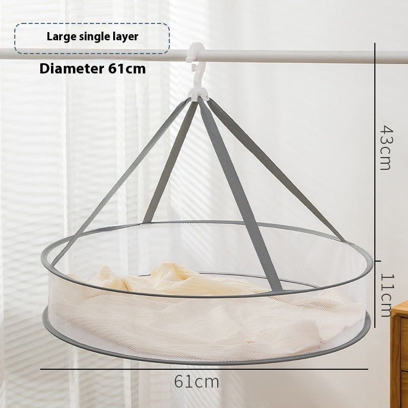 Foldable Large Flat Sweater Storage Basket Anti-Deformation Clothes Organizer