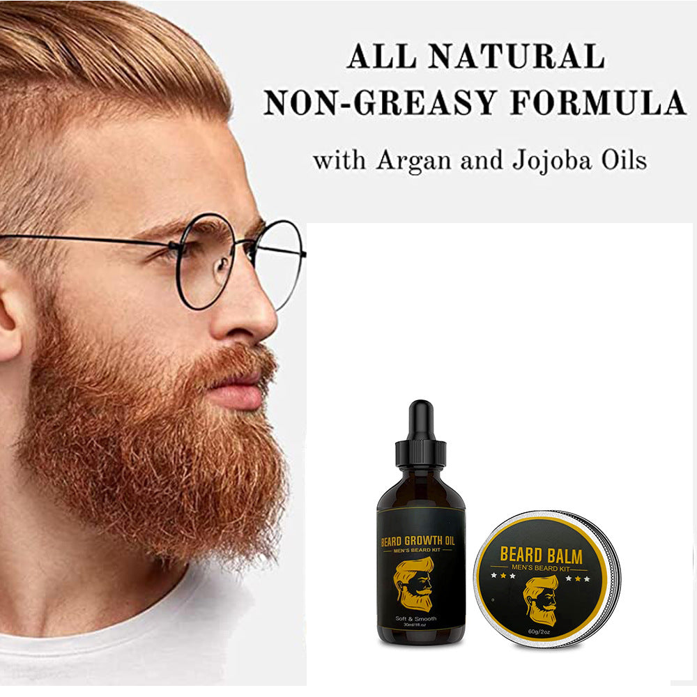 Beard Balsam Set - Long-lasting Facial Hair Care Two-Piece