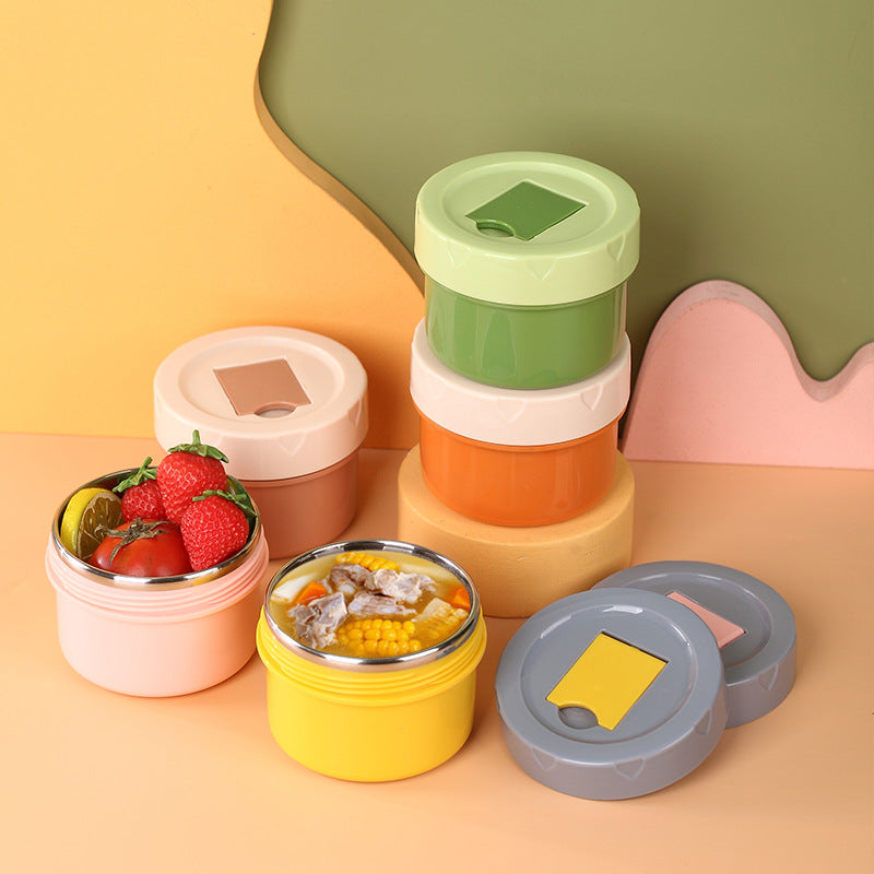 Insulated Stainless Steel Soup Cup with Leakproof Lid – Portable Meal Tumbler for Office & Students