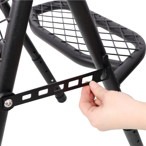 Foldable SUV Tire Ladder - Adjustable Vehicle Access Step for Truck & Offroad