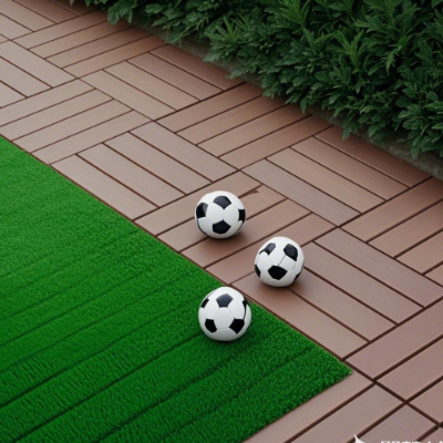 Interlocking Deck Tiles 44 Pack Waterproof Outdoor Patio Flooring 12x12 Square